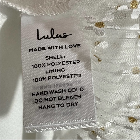 White mini dress with twist back - Picture 7 of 7